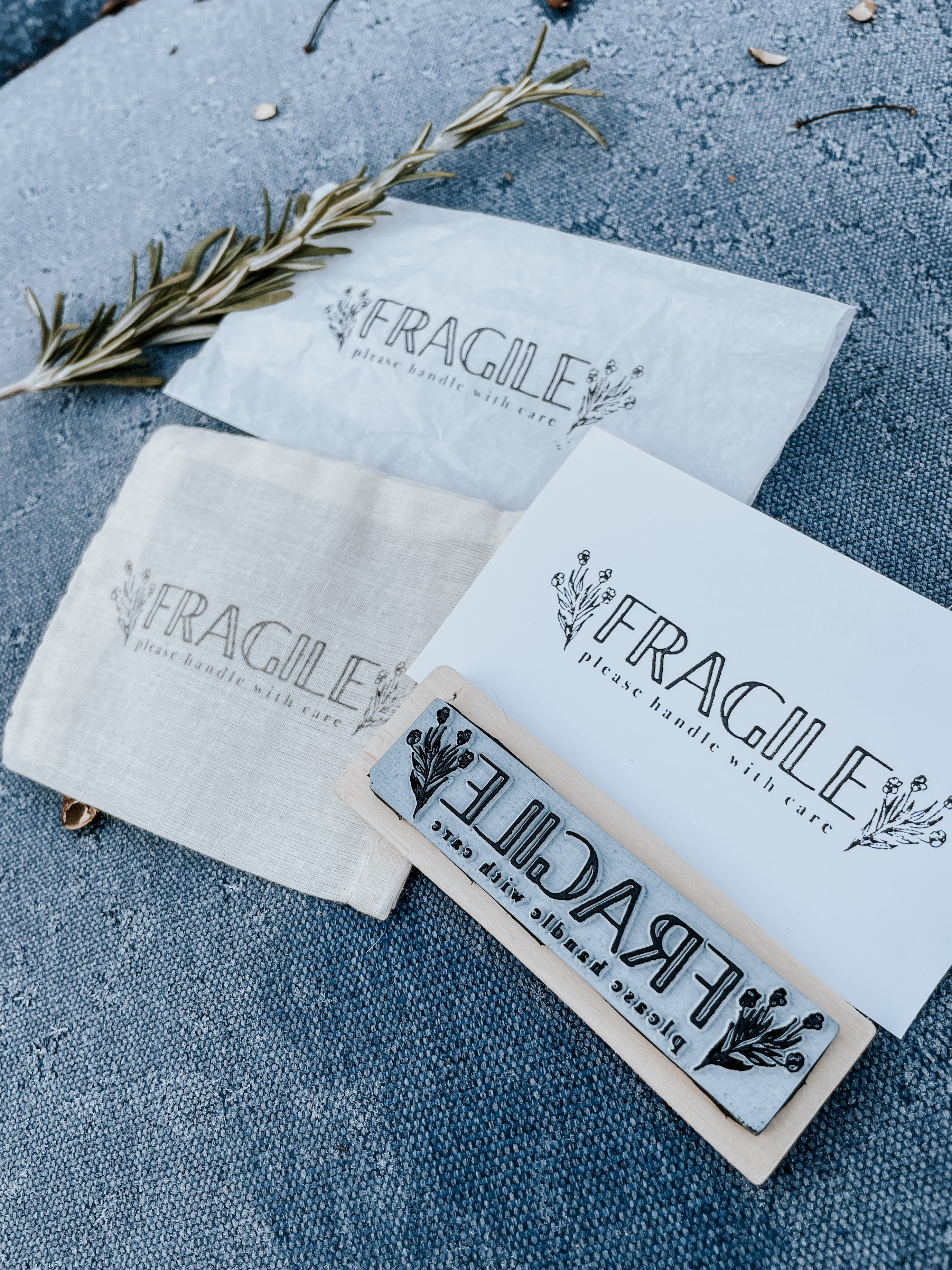 'Fragile' Stamp